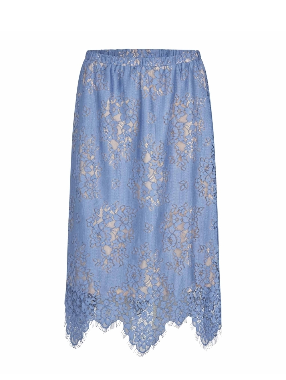 MASAI Blue Lace Midi Skirt Size:M